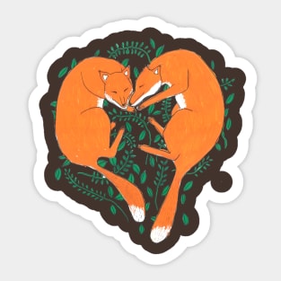 Love Foxes :) Sticker